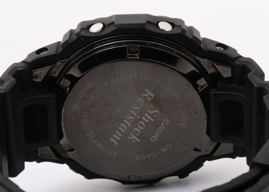 CASIO カシオ 腕時計 G-SHOCK DIGITAL 5000 SERIES GW-5000-1JF ブラック系 ステンレススチール／樹脂 メンズ デジタル 美品