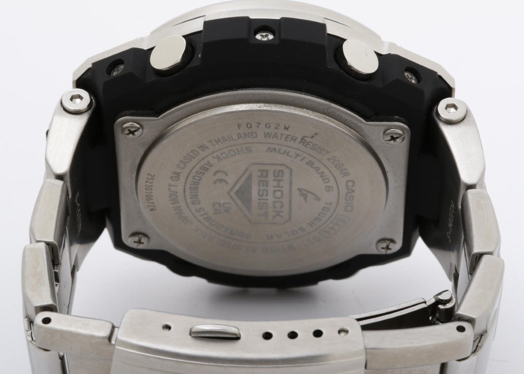 CASIO カシオ 腕時計 G-SHOCK G-STEEL GST-W100 Series GST-W110D-1A9JF ブラック シルバー系 樹脂／ステンレススチール メンズ アナデジ 超美品