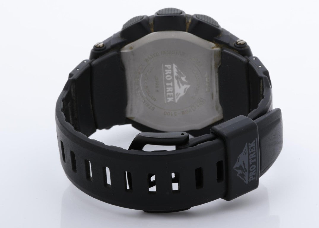 CASIO カシオ 腕時計 PRO TREK プロトレック PRW-5100 ブラック系 樹脂／ステンレススチール メンズ アナデジ 美品