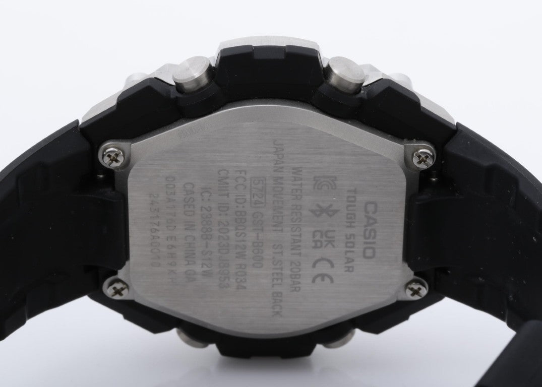 CASIO カシオ 腕時計 G-SHOCK G-STEEL GST-B600 Series GST-B600-1AJF ブラック系 樹脂／ステンレススチール メンズ アナデジ 超美品