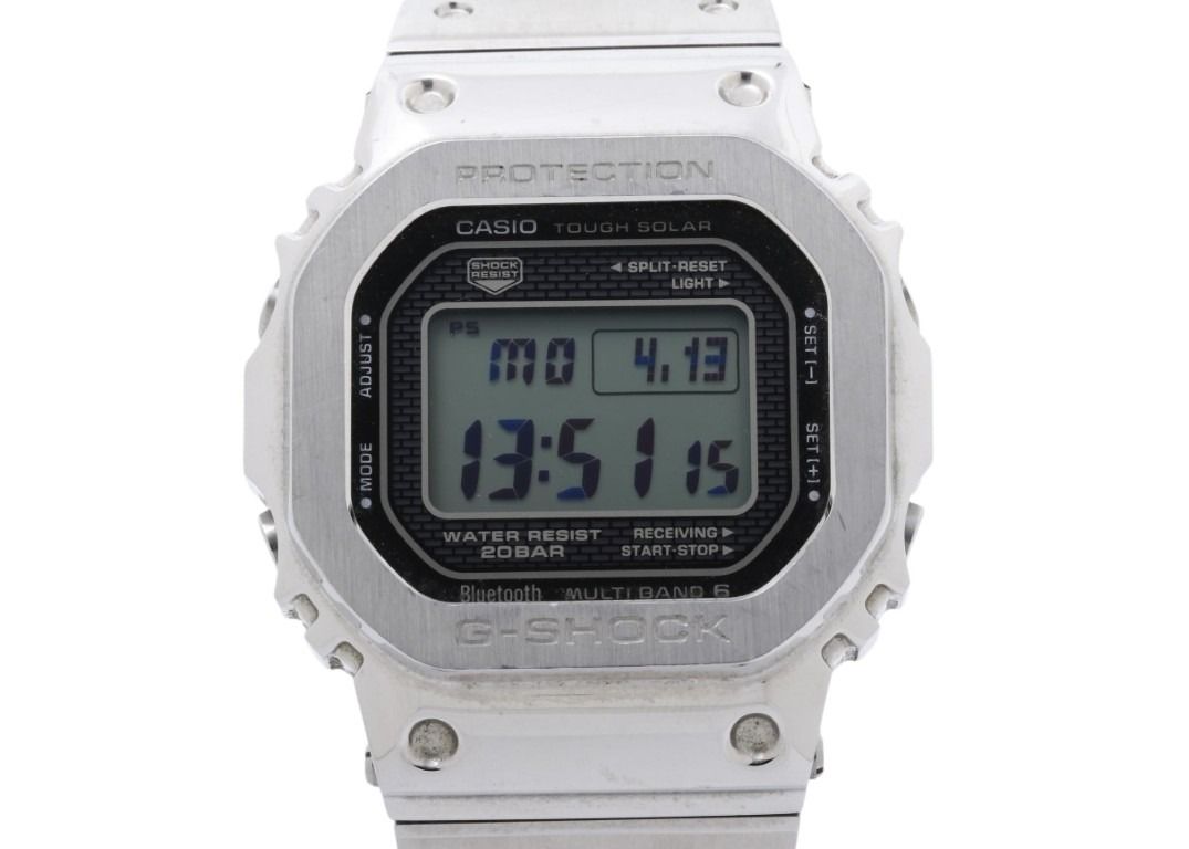 CASIO カシオ 腕時計 G-SHOCK FULL METAL 5000 SERIES GMW-B5000D-1JF ブラック シルバー系 ステンレススチール メンズ デジタル 美品