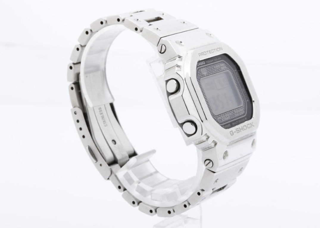 CASIO カシオ 腕時計 G-SHOCK FULL METAL 5000 SERIES GMW-B5000D-1JF ブラック シルバー系 ステンレススチール メンズ デジタル 美品