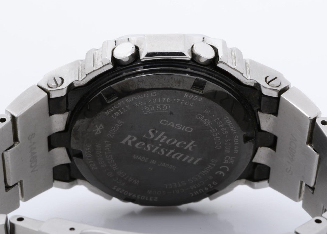 CASIO カシオ 腕時計 G-SHOCK FULL METAL 5000 SERIES GMW-B5000D-1JF ブラック シルバー系 ステンレススチール メンズ デジタル 美品