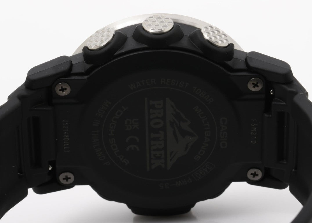 CASIO カシオ 腕時計 PRO TREK プロトレック Climber Line PRW-35-1AJF ブラック系 樹脂（バイオマス）／ステンレススチール メンズ デジタル 新品未使用展示品