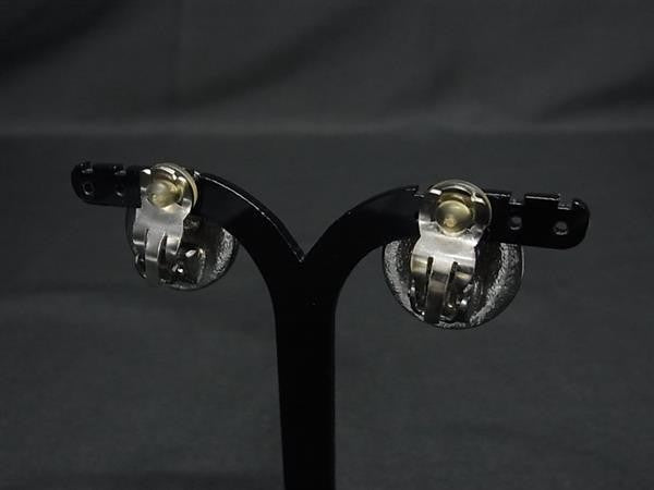 CHANEL シャネル イヤリング ココマーク 96P シルバー系 メタル レディース クリップ式 美品