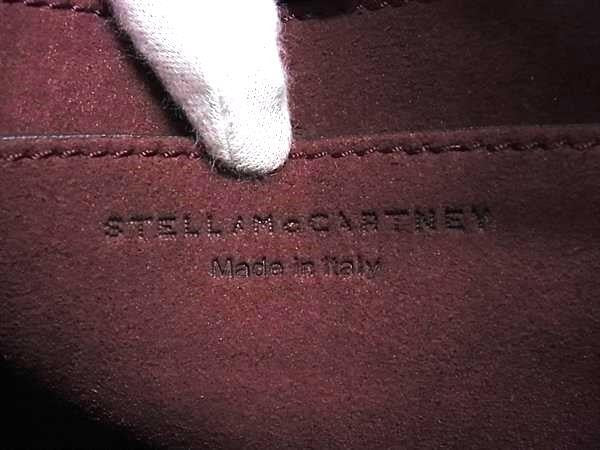 STELLA McCARTNEY ステラ マッカートニー ショルダーバッグ ブラウン系 レザー レディース パンチング ロゴ ゴールド金具 美品