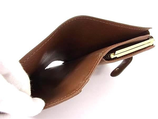 LOUIS VUITTON ルイヴィトン 二つ折り財布 ポルトモネ ビエ ヴィエノワ M61663 ブラウン系 モノグラム レディース 美品