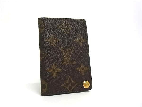 LOUIS VUITTON ルイヴィトン カードケース ポルトカルト クレディ プレッシオン M60937 ブラウン系 モノグラム ユニセックス 美品