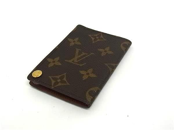 LOUIS VUITTON ルイヴィトン カードケース ポルトカルト クレディ プレッシオン M60937 ブラウン系 モノグラム ユニセックス 美品