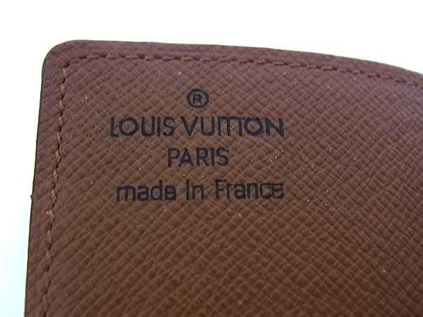 LOUIS VUITTON ルイヴィトン カードケース ポルトカルト クレディ プレッシオン M60937 ブラウン系 モノグラム ユニセックス 美品