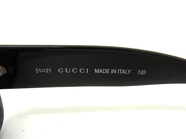 GUCCI グッチ サングラス インターロッキングG GG2407/S ブラック系×レンズ クリアブルー系 プラスチック ユニセックス 美品