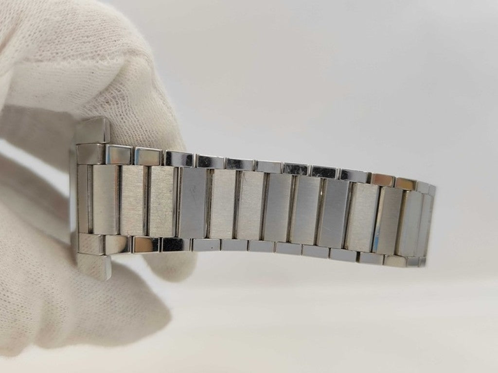 GUCCI グッチ 時計 111M ブルー シルバー系 ステンレス メンズ 美品