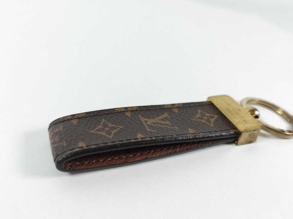 LOUIS VUITTON ルイヴィトン キーホルダー ポルト クレ ドラゴンヌ M65221 ブラウン系 モノグラム メンズ