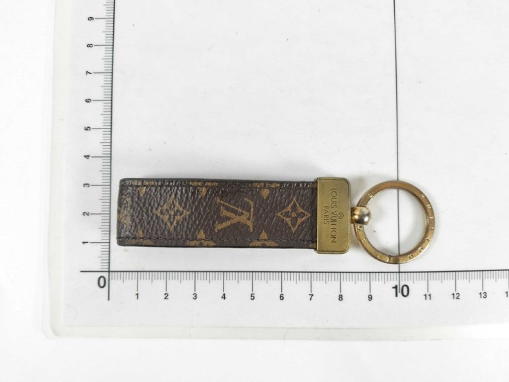 LOUIS VUITTON ルイヴィトン キーホルダー ポルト クレ ドラゴンヌ M65221 ブラウン系 モノグラム メンズ
