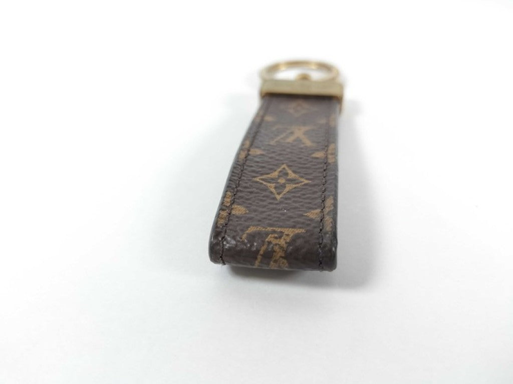 LOUIS VUITTON ルイヴィトン キーホルダー ポルト クレ ドラゴンヌ M65221 ブラウン系 モノグラム メンズ