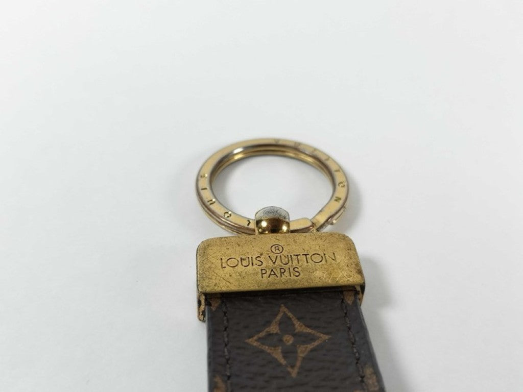 LOUIS VUITTON ルイヴィトン キーホルダー ポルト クレ ドラゴンヌ M65221 ブラウン系 モノグラム メンズ