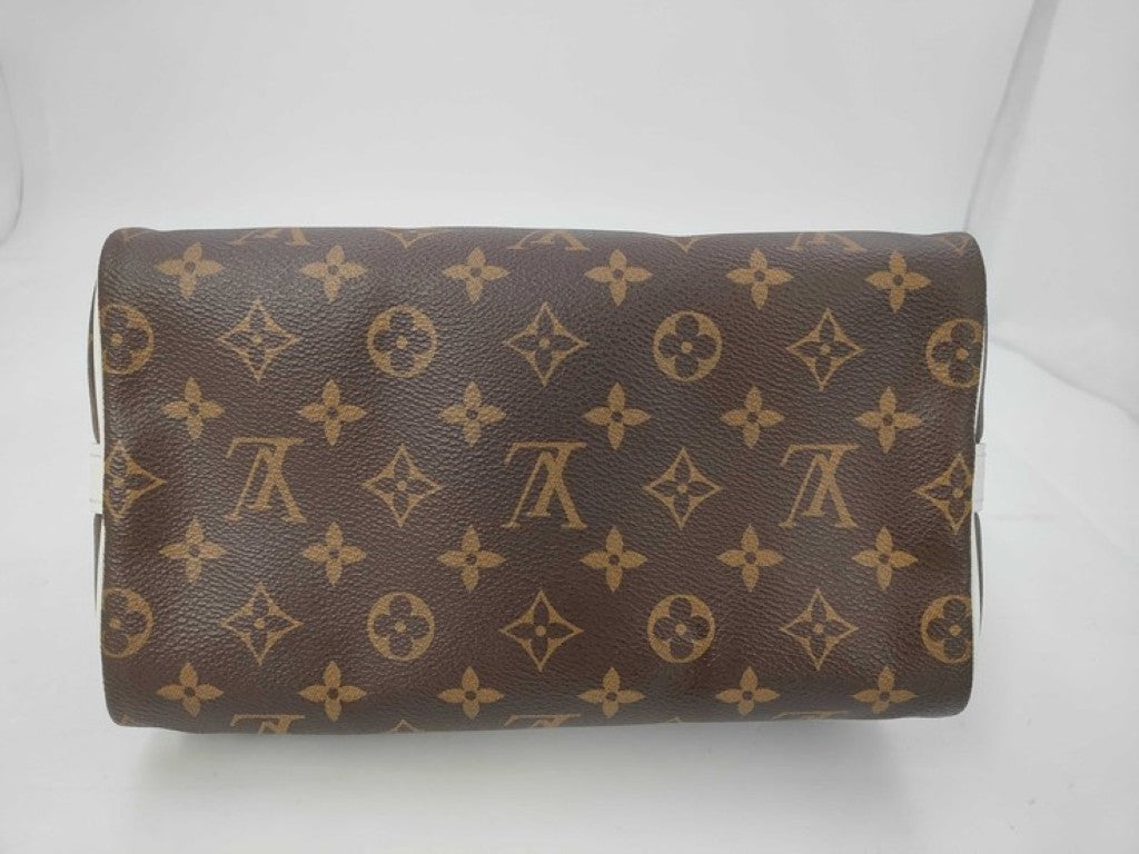 LOUIS VUITTON ルイヴィトン ハンドバッグ スピーディバンドリエール25 M20754 ブラウン ホワイト系 モノグラム レディース 2WAY ショルダーバッグ ミニボストンバッグ 美品