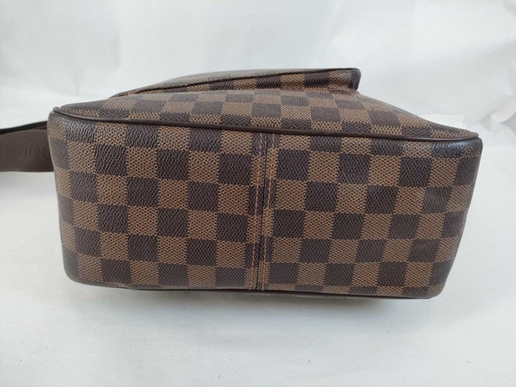 LOUIS VUITTON ルイヴィトン ショルダーバッグ オラフGM N41440 エベヌ（ブラウン）系 ダミエ メンズ 美品