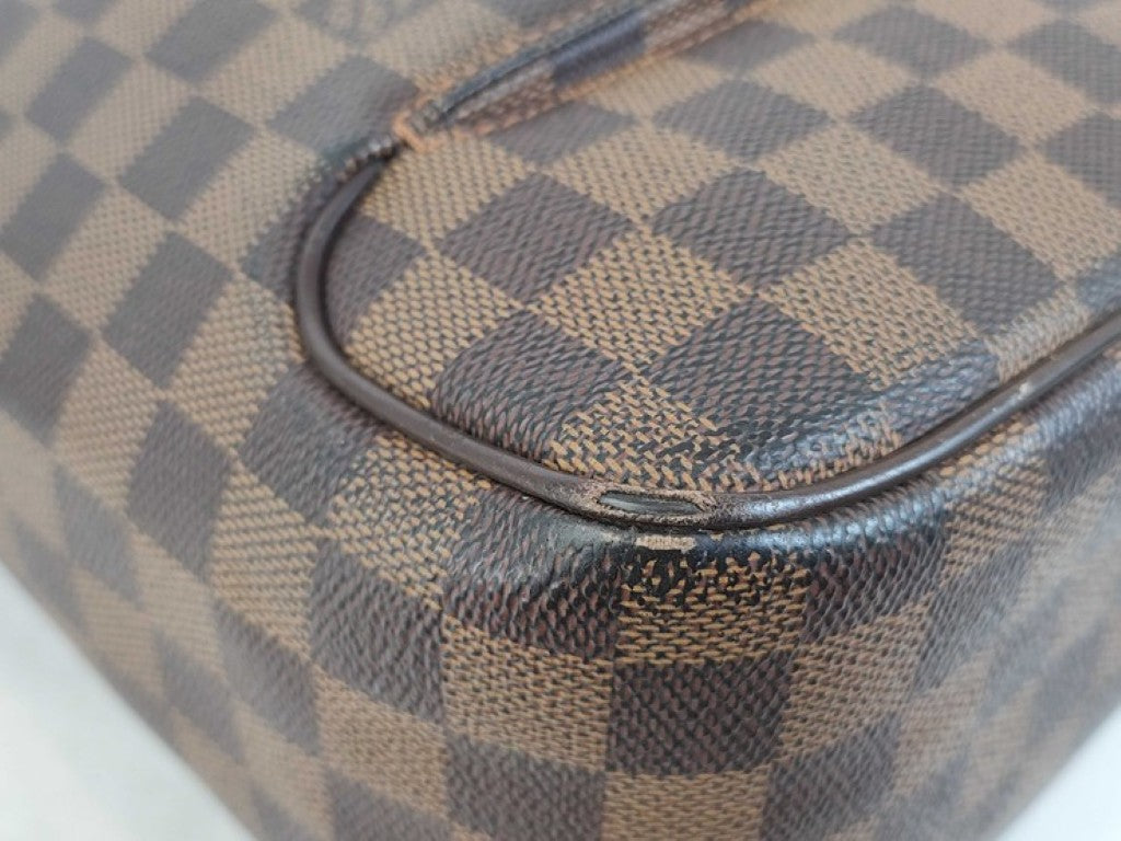 LOUIS VUITTON ルイヴィトン ショルダーバッグ オラフGM N41440 エベヌ（ブラウン）系 ダミエ メンズ 美品