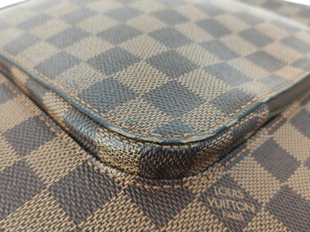 LOUIS VUITTON ルイヴィトン ショルダーバッグ オラフGM N41440 エベヌ（ブラウン）系 ダミエ メンズ 美品