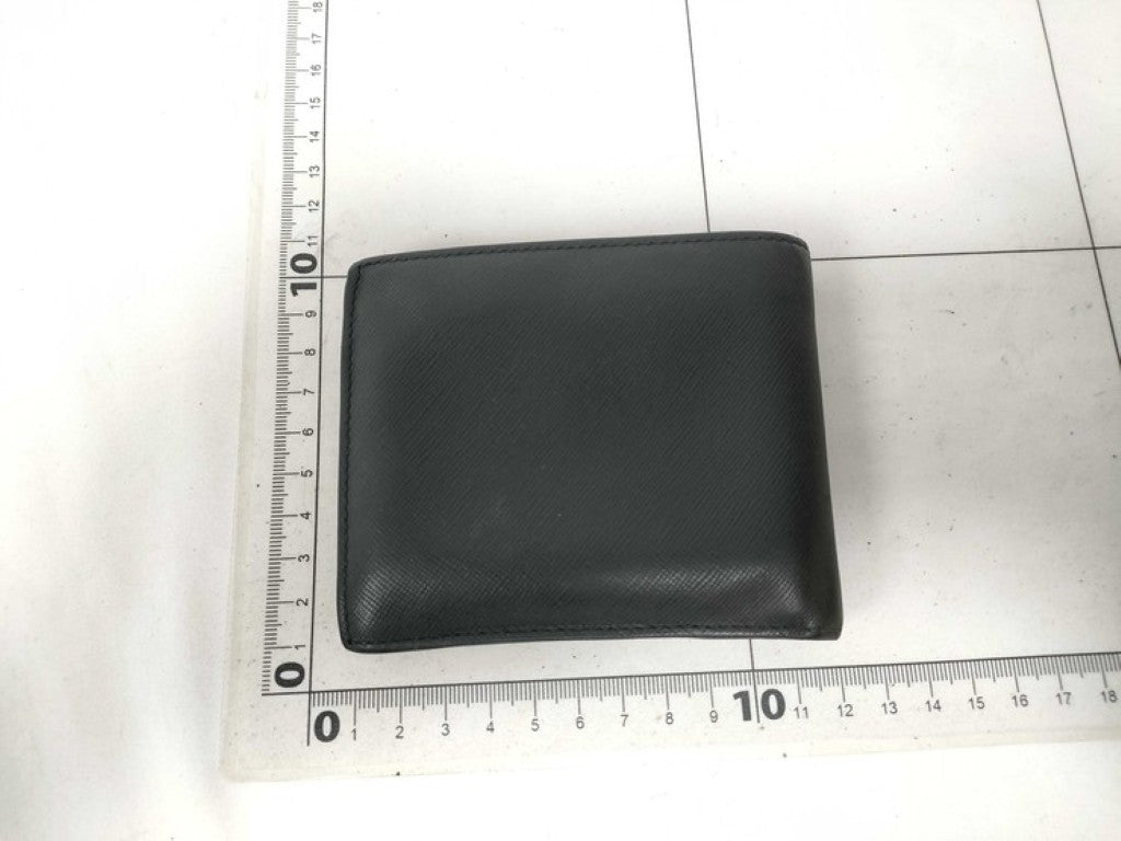 Paul Smith ポールスミス 2つ折り財布 M1A ブラック マルチカラー系 レザー メンズ ミニクーパー 美品
