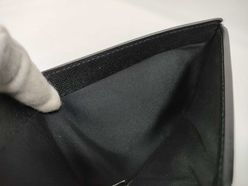 Paul Smith ポールスミス 2つ折り財布 M1A ブラック マルチカラー系 レザー メンズ ミニクーパー 美品