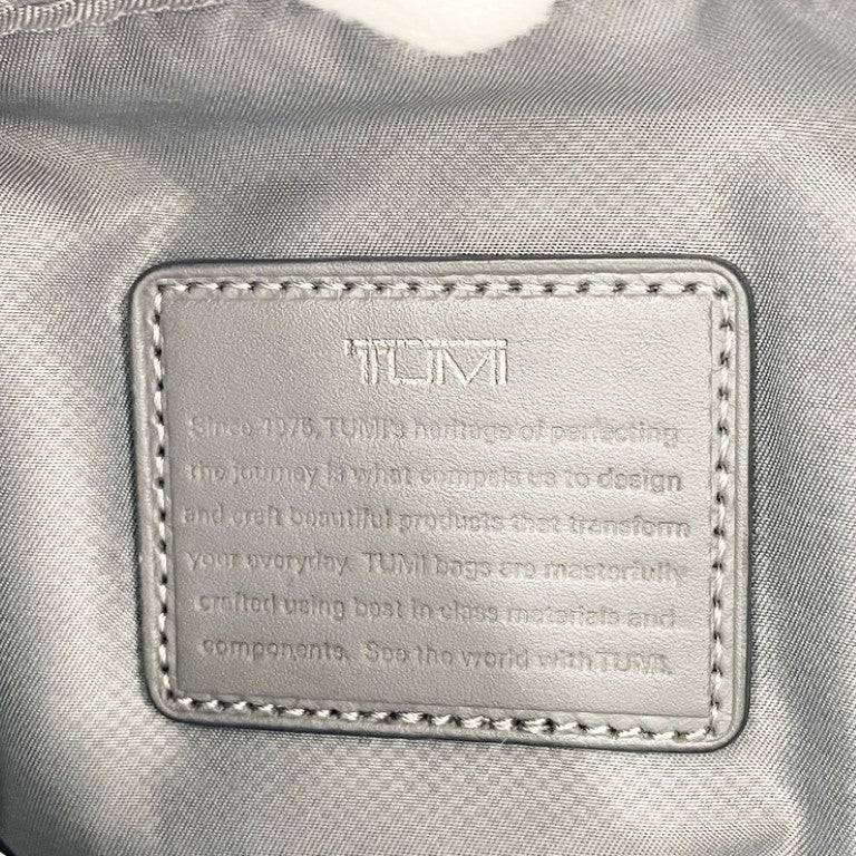 TUMI トゥミ ボディバッグ HARRISON ハリソン 6602035NVYN ネイビー×ブラック系 ナイロン レザー メンズ ショルダーバッグ シルバー金具 美品