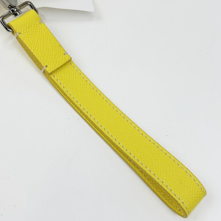 BURBERRY バーバリー ボディバッグ TBベルトバッグ 8036754 イエロー系 レザー ユニセックス 2WAY シルバー金具 美品