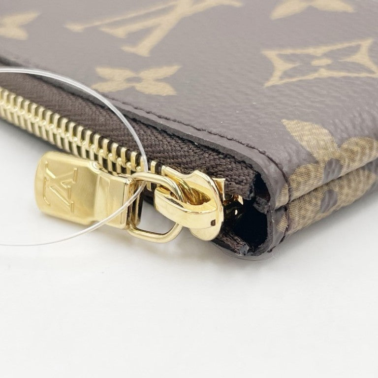 LOUIS VUITTON ルイヴィトン コインケース ポシェット･クレ M62650 ブラウン系 モノグラム ユニセックス ゴールド金具 新品未使用展示品