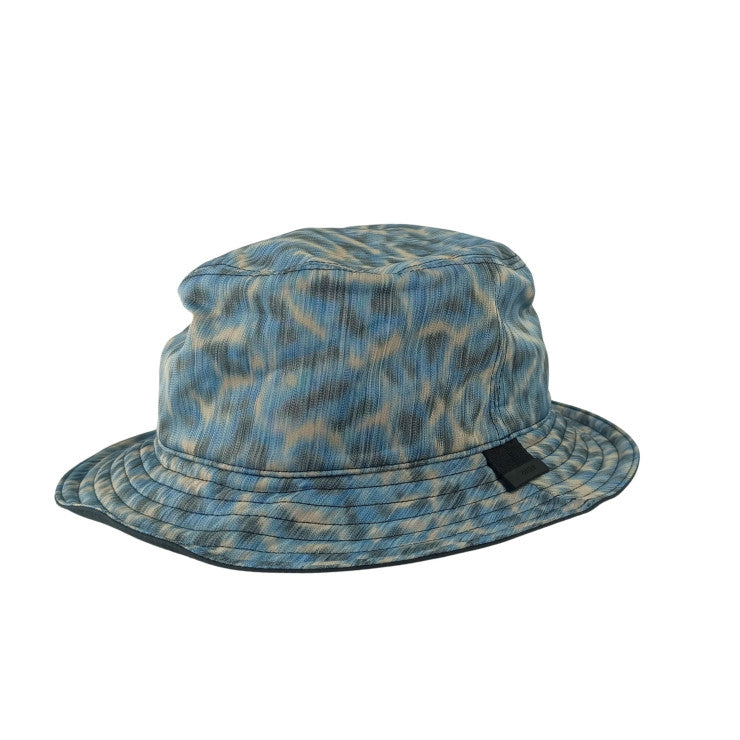Christian Dior ディオール 帽子 DIOR AND PARLEY バケットハット 293C906D5547 ブルー系 ポリエステル ユニセックス パーレイ フォー ジ オーシャンズ コラボ サイズL 美品