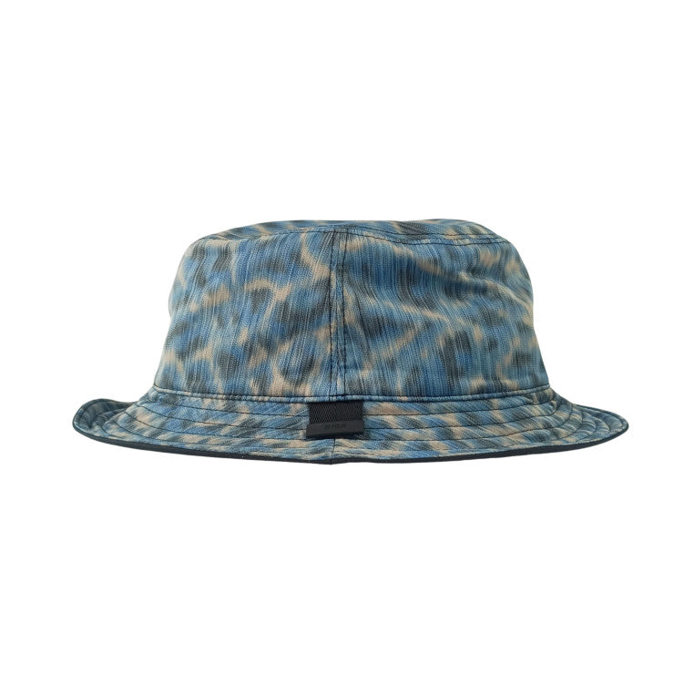 Christian Dior ディオール 帽子 DIOR AND PARLEY バケットハット 293C906D5547 ブルー系 ポリエステル ユニセックス パーレイ フォー ジ オーシャンズ コラボ サイズL 美品