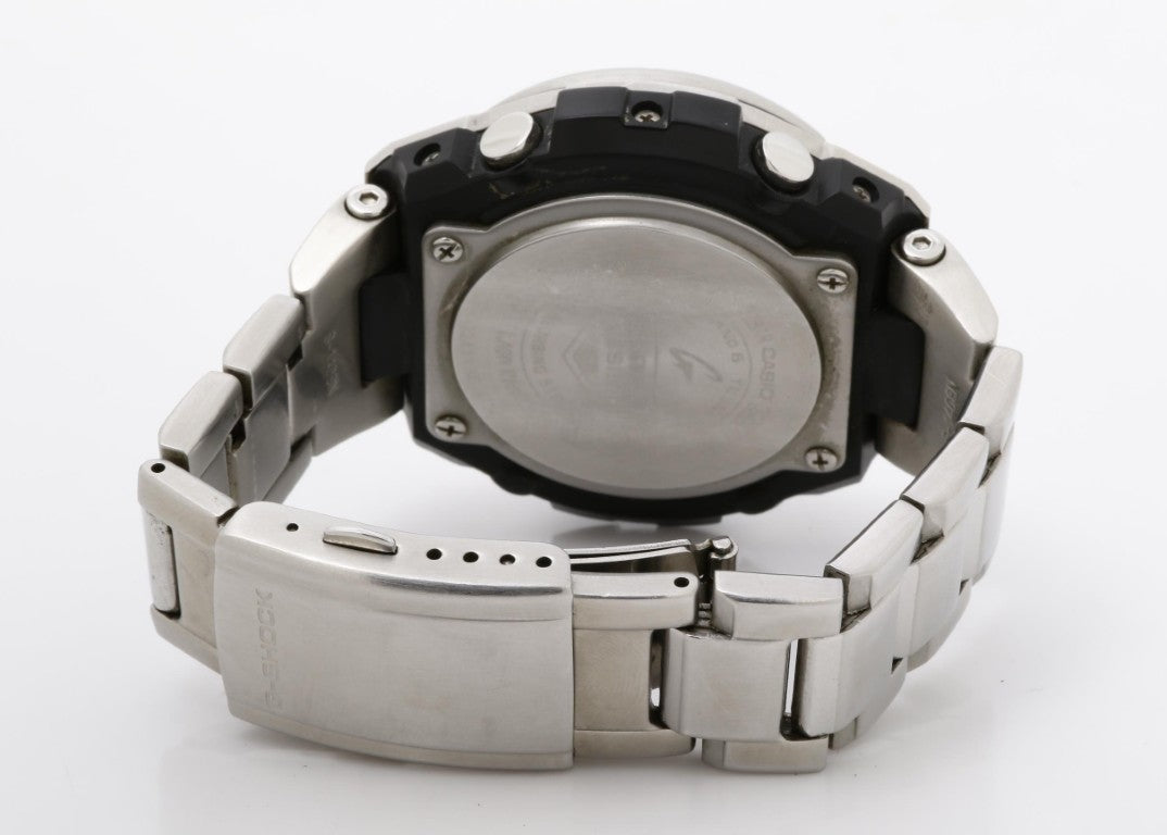 CASIO カシオ 時計 G-SHOCK G-STEEL GST-W1100-7AJF ホワイト シルバー系 ステンレス メンズ アナデジ 美品