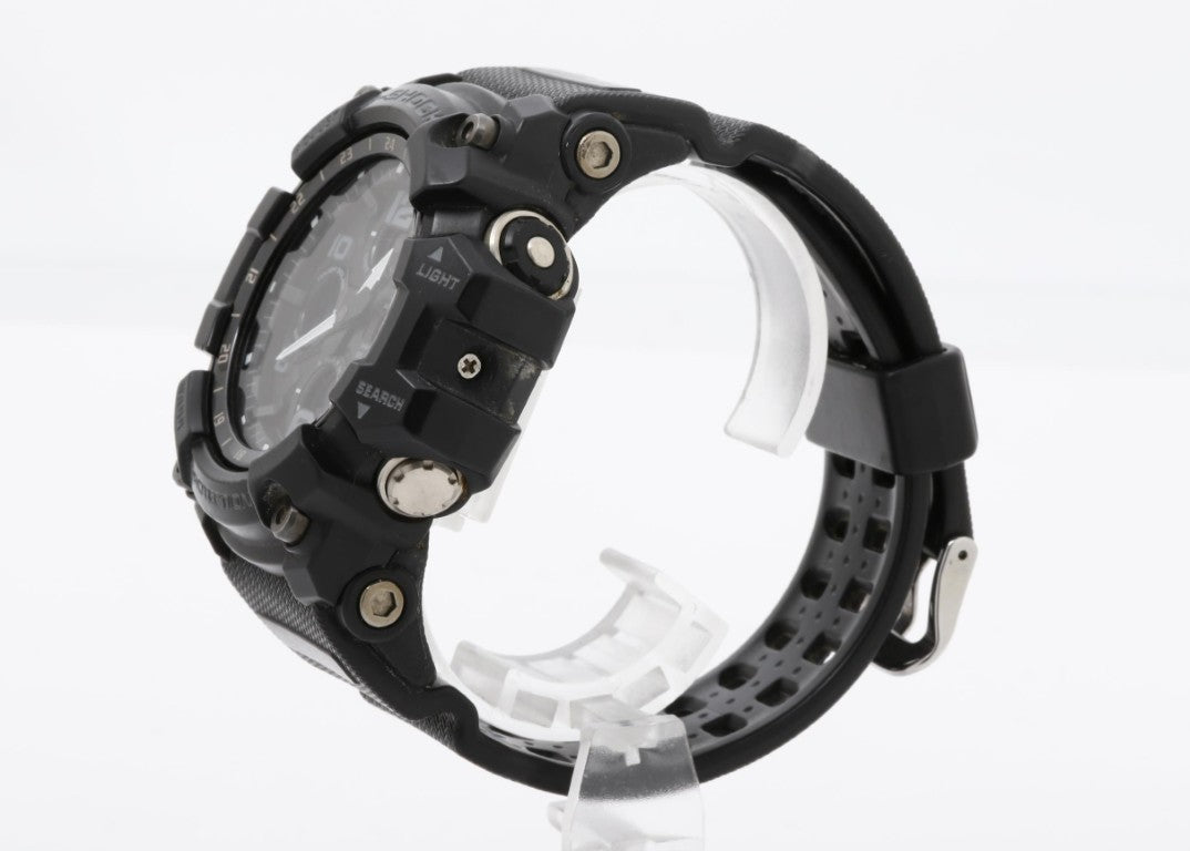 CASIO カシオ 時計 G-SHOCK MASTER OF G - LAND MUDMASTER GWG-100-1AJF ブラック系 樹脂／ステンレススチール 樹脂バンド メンズ アナデジ 美品
