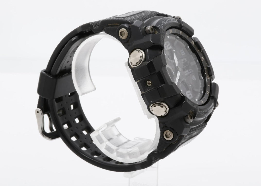 CASIO カシオ 時計 G-SHOCK MASTER OF G - LAND MUDMASTER GWG-100-1AJF ブラック系 樹脂／ステンレススチール 樹脂バンド メンズ アナデジ 美品