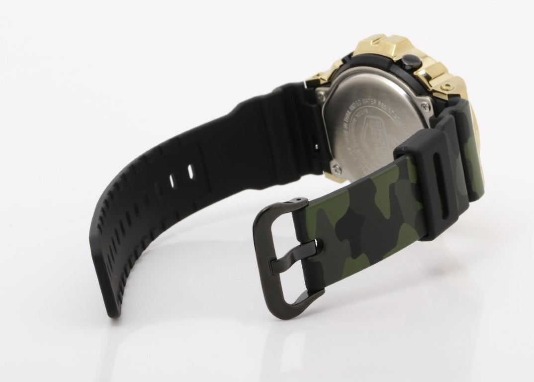 CASIO カシオ 時計 G-SHOCK BOLD CAMO SERIES, CAMO AND GOLD DIGITAL 6900 SERIES GM-6900CMG-3JF ゴールド 迷彩系 樹脂／ステンレススチール 樹脂バンド メンズ デジタル 新品未使用展示品