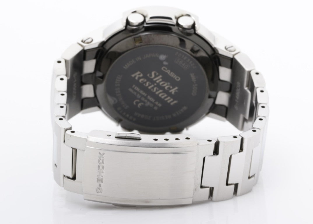 CASIO カシオ 時計 G-SHOCK FULL METAL AW-500 SERIES AWM-500D-1AJF ブラック シルバー系 ステンレススチール メタルバンド（ステンレススチール） メンズ アナデジ 美品