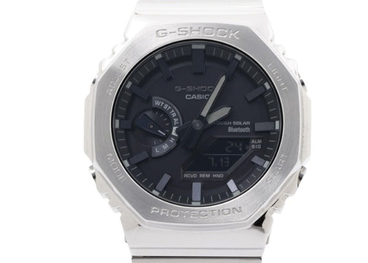 CASIO カシオ 時計 G-SHOCK FULL METAL 2100 Series GM-B2100SD-1AJF ブラック シルバー系 ステンレススチール メタルバンド（ステンレスムクバンド） メンズ アナデジ 美品