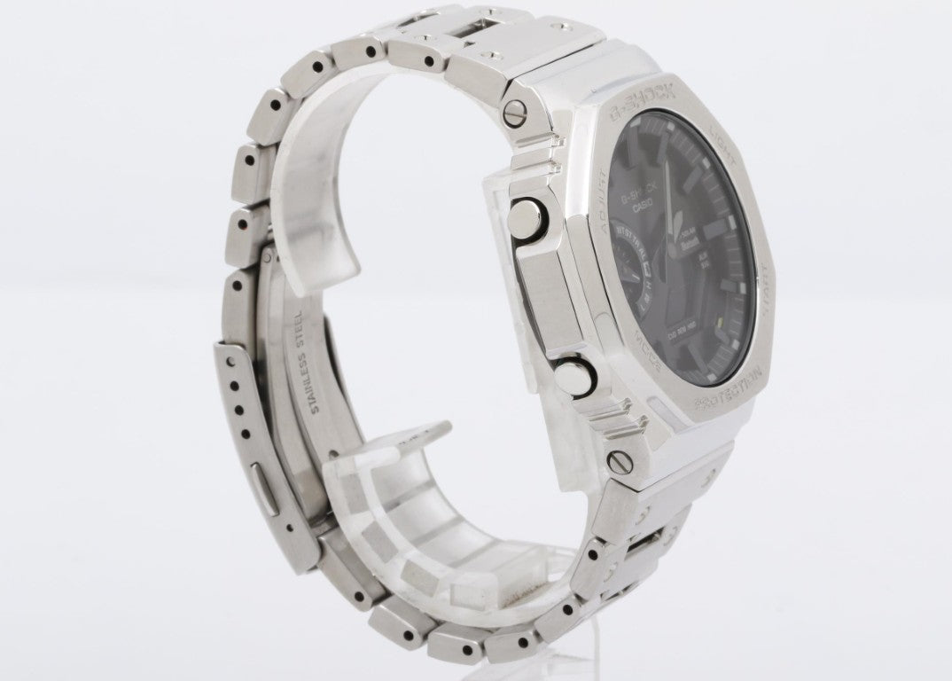 CASIO カシオ 時計 G-SHOCK FULL METAL 2100 Series GM-B2100SD-1AJF ブラック シルバー系 ステンレススチール メタルバンド（ステンレスムクバンド） メンズ アナデジ 美品
