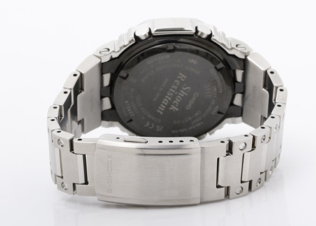 CASIO カシオ 時計 G-SHOCK FULL METAL 2100 Series GM-B2100SD-1AJF ブラック シルバー系 ステンレススチール メタルバンド（ステンレスムクバンド） メンズ アナデジ 美品