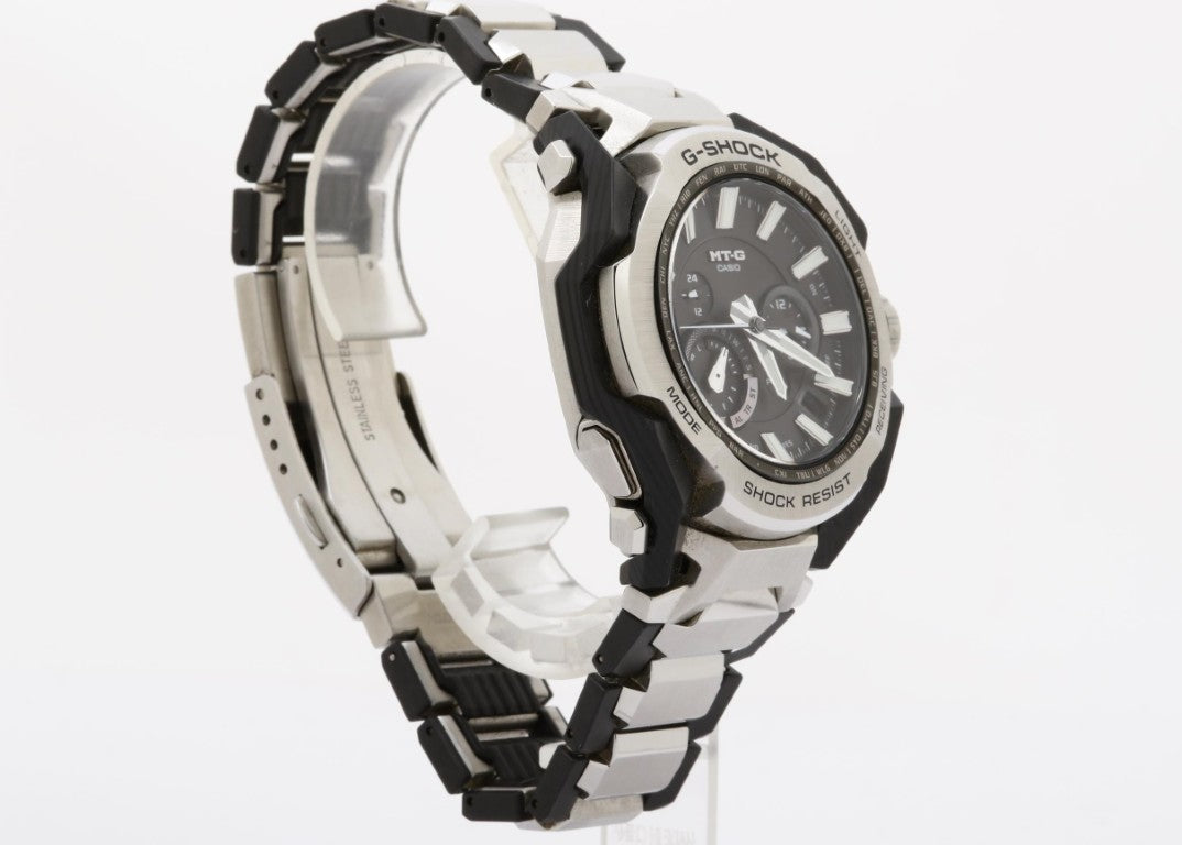 CASIO カシオ 時計 G-SHOCK MT-G MTG-B4000 Series MTG-B4000D-1AJF ブラック シルバー系 カーボンファイバー強化樹脂／ステンレススチール レイヤーコンポジットバンド メンズ アナログ 美品