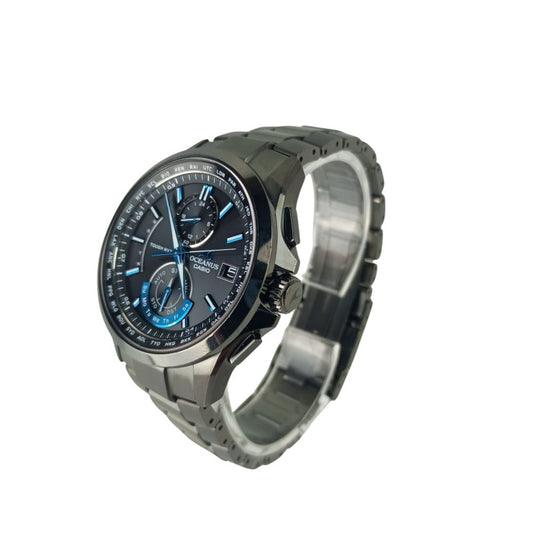 CASIO カシオ 時計 OCEANUS オシアナス OCW-T2500B-1AJF ブラック系 チタン メンズ アナログ 美品