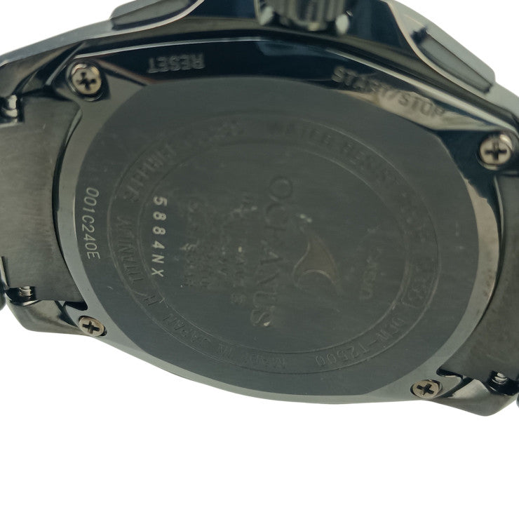 CASIO カシオ 時計 OCEANUS オシアナス OCW-T2500B-1AJF ブラック系 チタン メンズ アナログ 美品