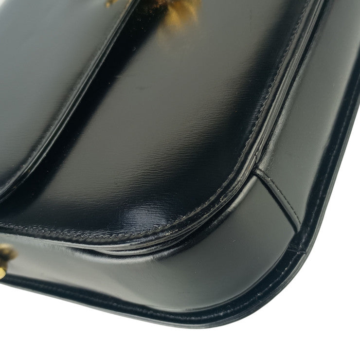COMTESSE コンテス ハンドバッグ ショルダーバッグ ブラック系 レザー レディース ゴールド金具 2WAY 美品