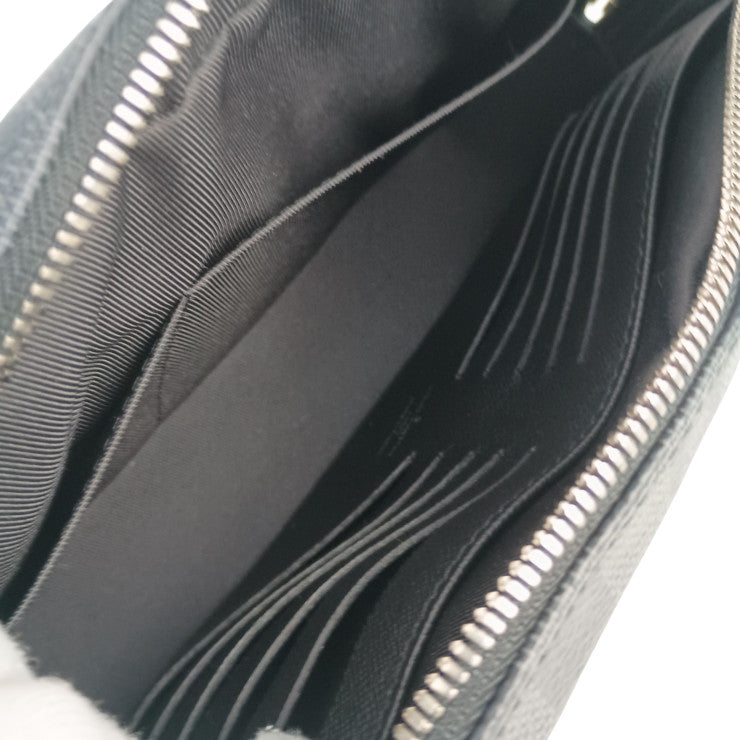 LOUIS VUITTON ルイヴィトン セカンドバッグ ポシェット カサイ N41664 ダミエ グラフィット PVC レザー メンズ シルバー金具 超美品