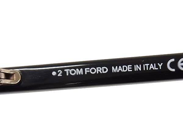 TOM FORD トムフォード サングラス Fletcher TF832 ブラック クリアブルー プラスチック メンズ 超美品