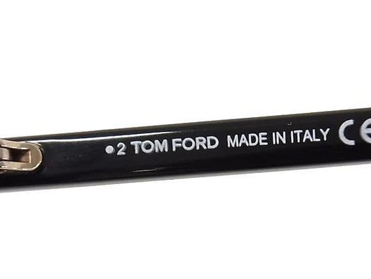 TOM FORD トムフォード サングラス Fletcher TF832 ブラック クリアブルー プラスチック メンズ 超美品
