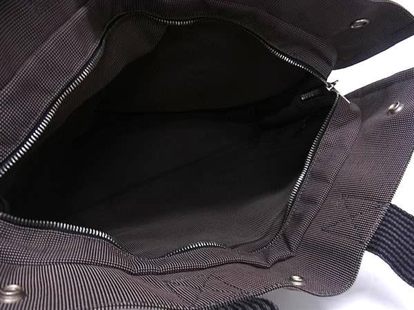 HERMES エルメス トートバッグ エールライン トートMM グレー キャンバス ユニセックス シルバー金具 美品