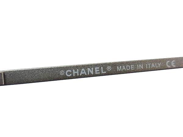 CHANEL シャネル サングラス ココマーク 4003 シルバー ブラック クリアカーキ メタル ユニセックス 超美品