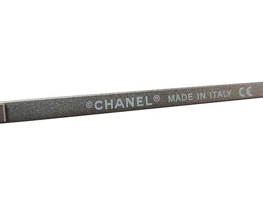 CHANEL シャネル サングラス ココマーク 4003 シルバー ブラック クリアカーキ メタル ユニセックス 超美品