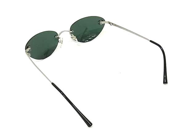 CHANEL シャネル サングラス ココマーク 4003 シルバー ブラック クリアカーキ メタル ユニセックス 超美品